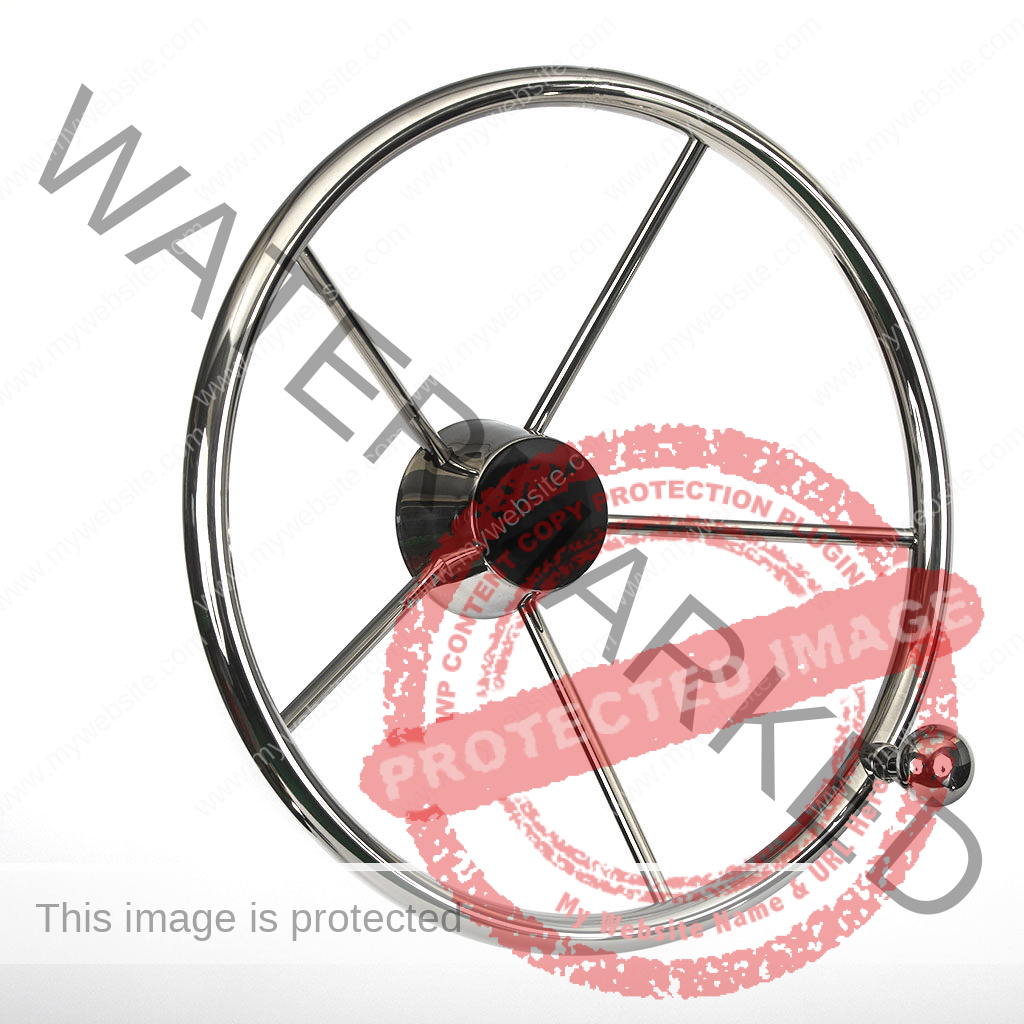 boat wheel inox with spinner