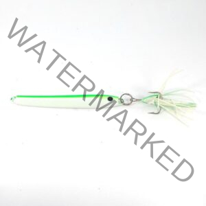 JIGGER MORUE DEEPDIVER VERT/BLANC COD JIGGER DEEPDIVER GREEN/WHITE