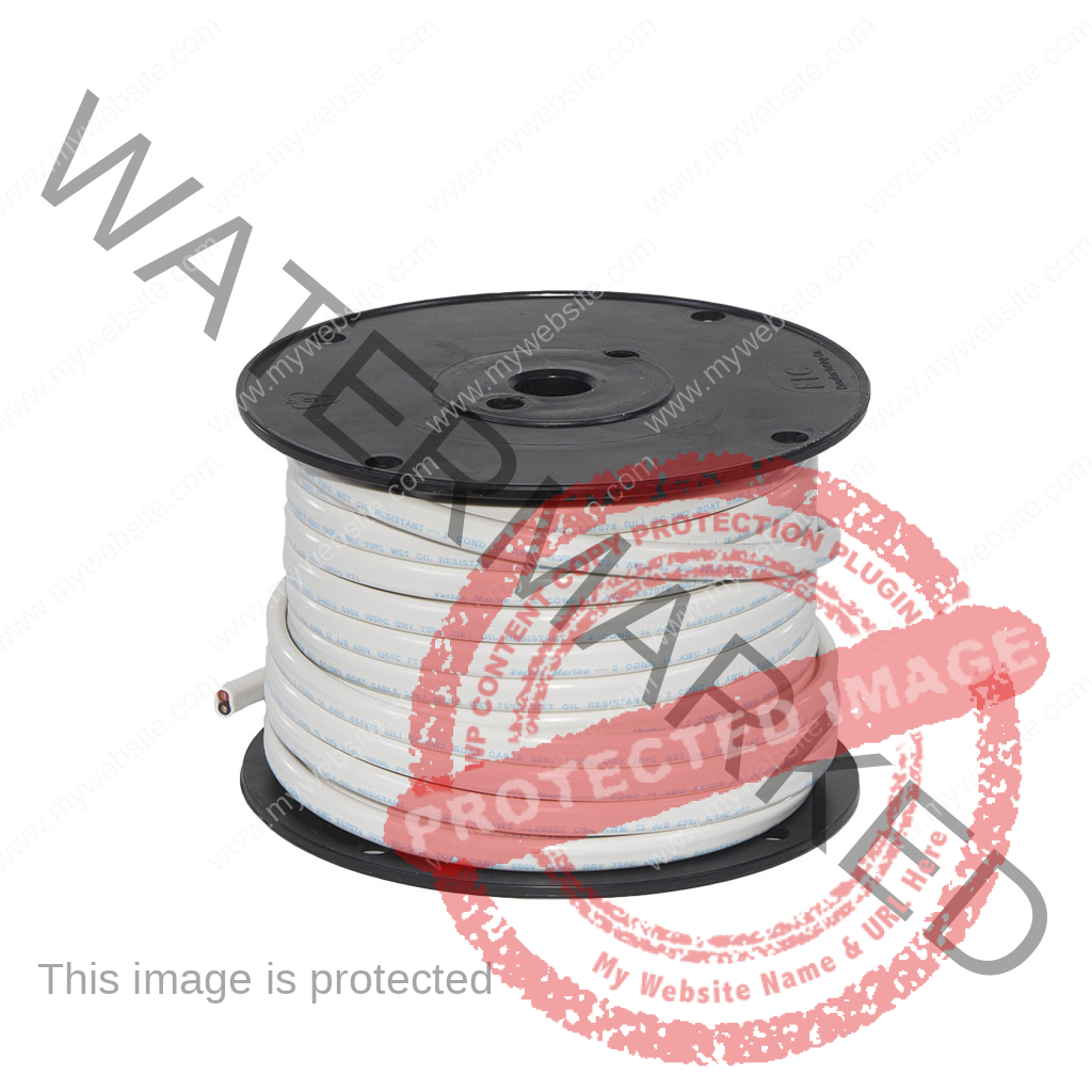 MARINE WIRE,14/2, FLAT, 100FT ROLL - Les Industries Fipec