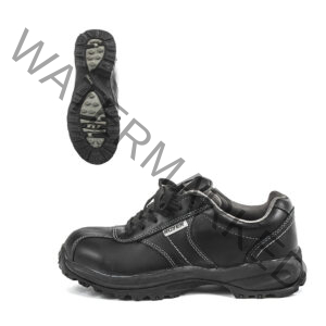 Soulier Royer cuir noir-Royer black safety shoe