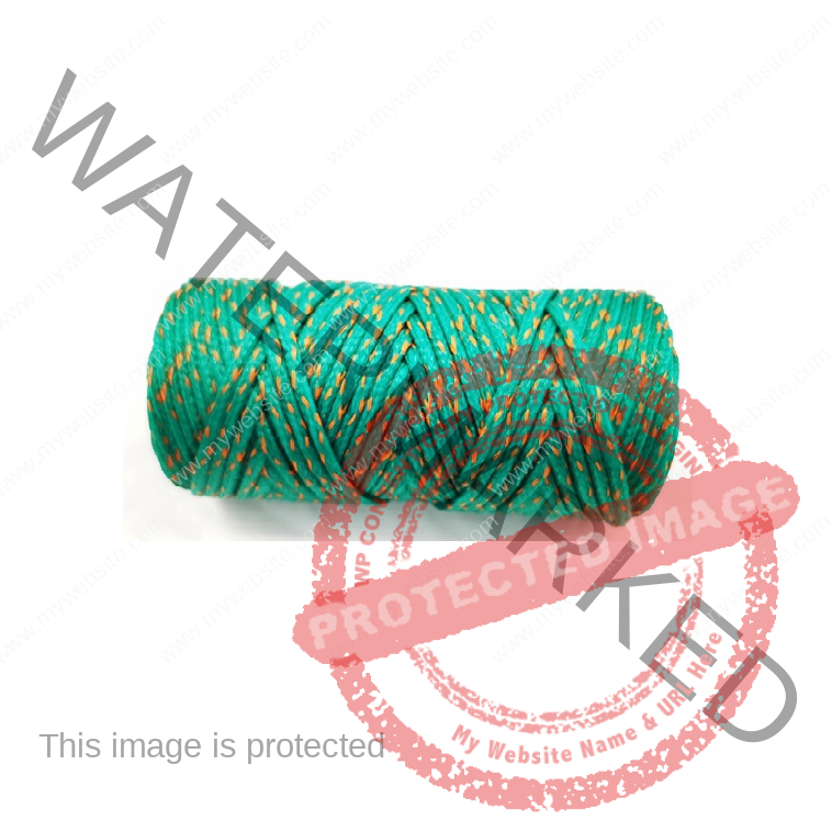 fil de polyéthylène vert de 3.0 mm